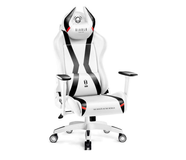 DIABLO Chairs X-Horn 2.0 King Size biało-czarny - 1208685 - zdjęcie